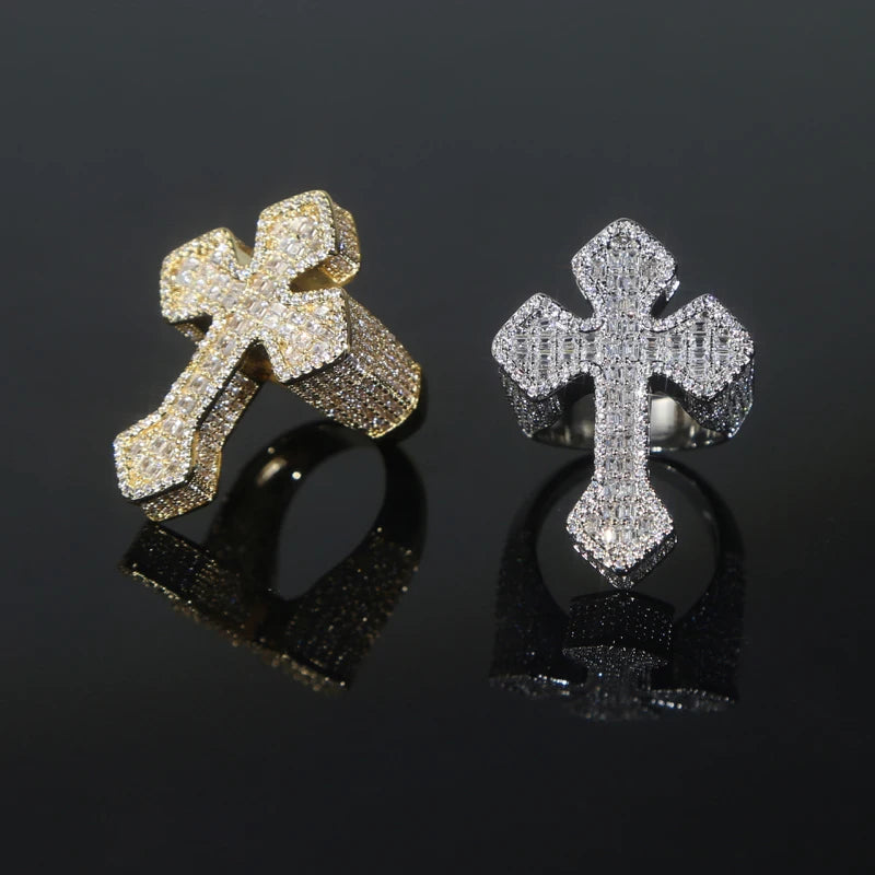 Cross Shaped Finger Rings