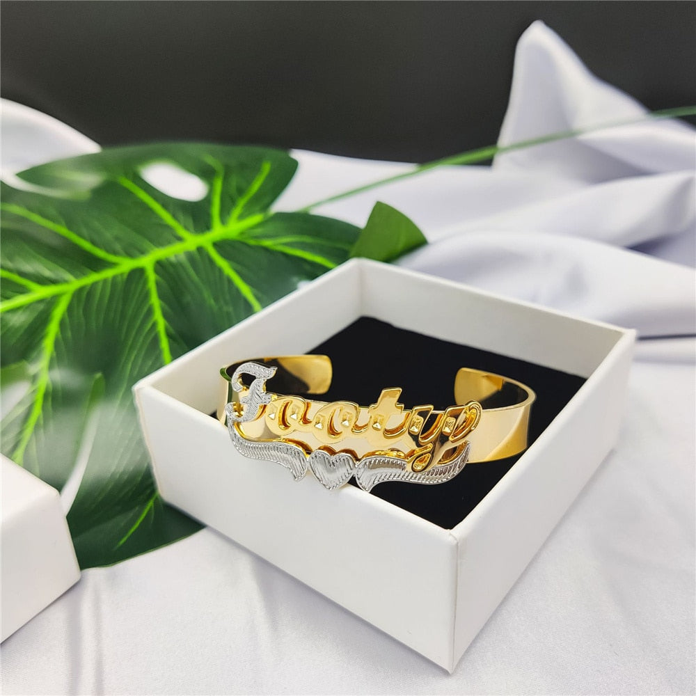 Custom Nameplate Bracelet Earrings Necklace Set
