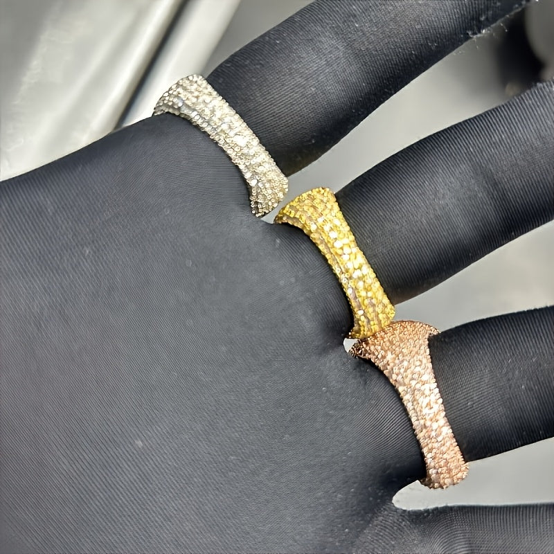 (Custom Product) Customized Round Photo Frame Ring with Brass