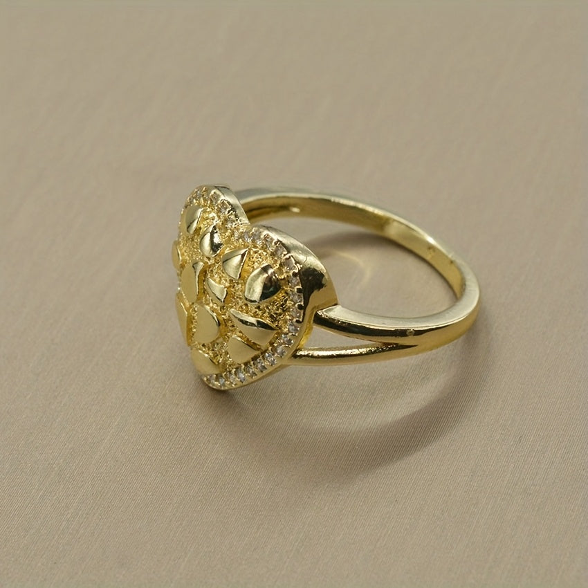 Golden Heart Ring
