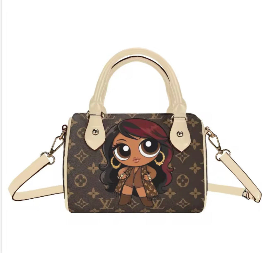 Lv cartoon handbag