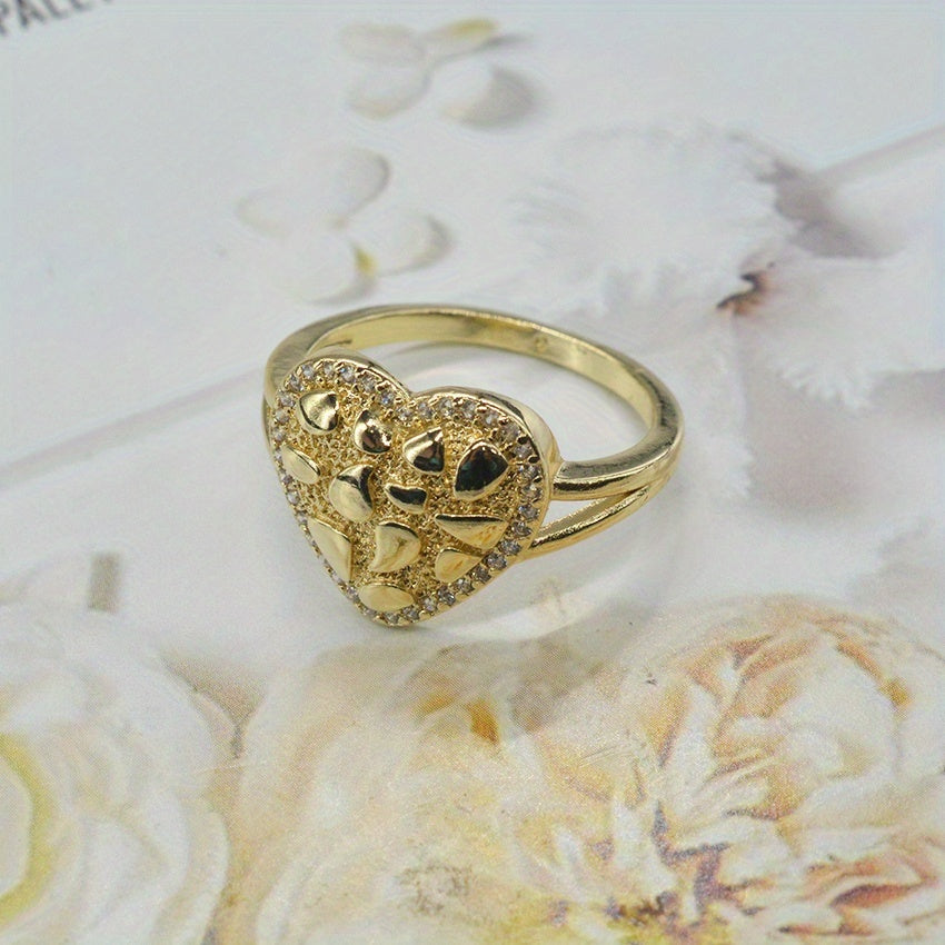 Golden Heart Ring