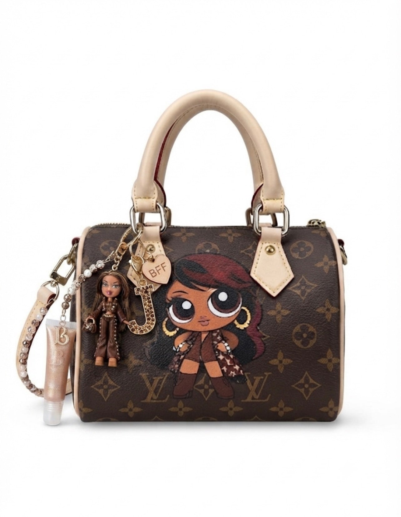 Lv cartoon handbag