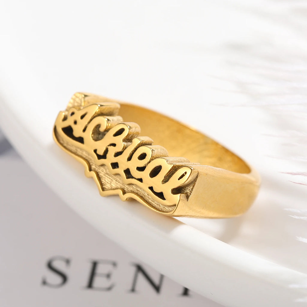Custom 3D Gold 18K Plated Ring Process: will take 25 days to ship