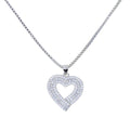 glaceelaine Heart Shaped Pendant Necklace