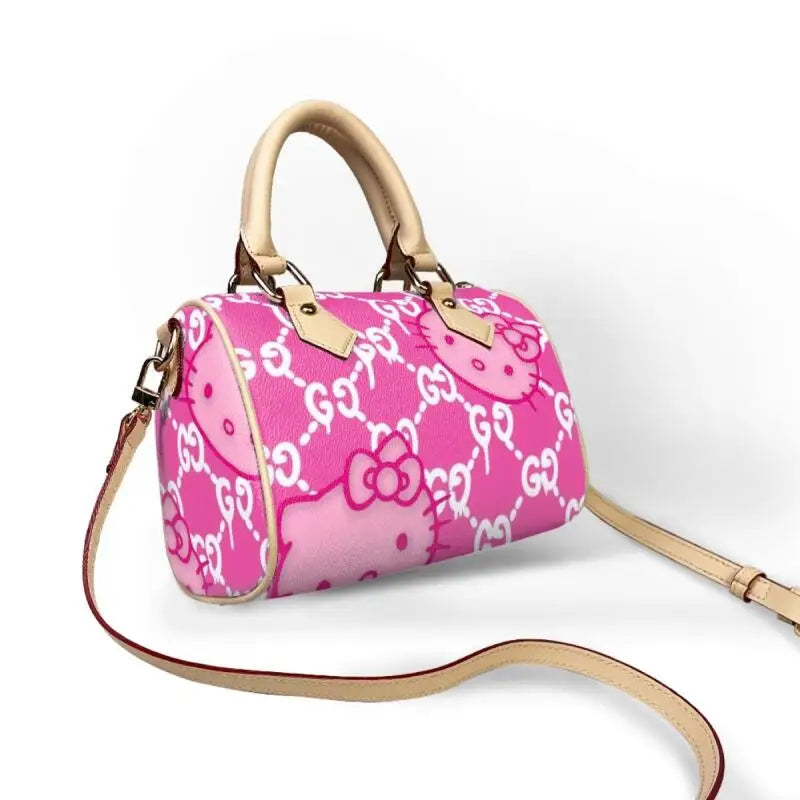 Customized Sanrio Bag Women's Shoulder Bag Storage Bag Handbag Wallet Storage Bag Cartoon Hello Kitty Portable Bag Holiday Gift