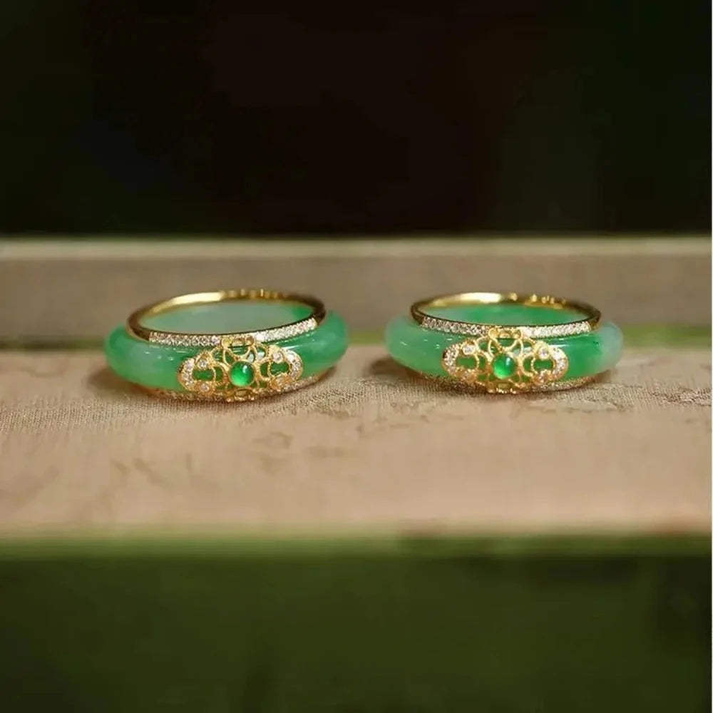 Jade Rings Vintage Charms Charm Jewelry