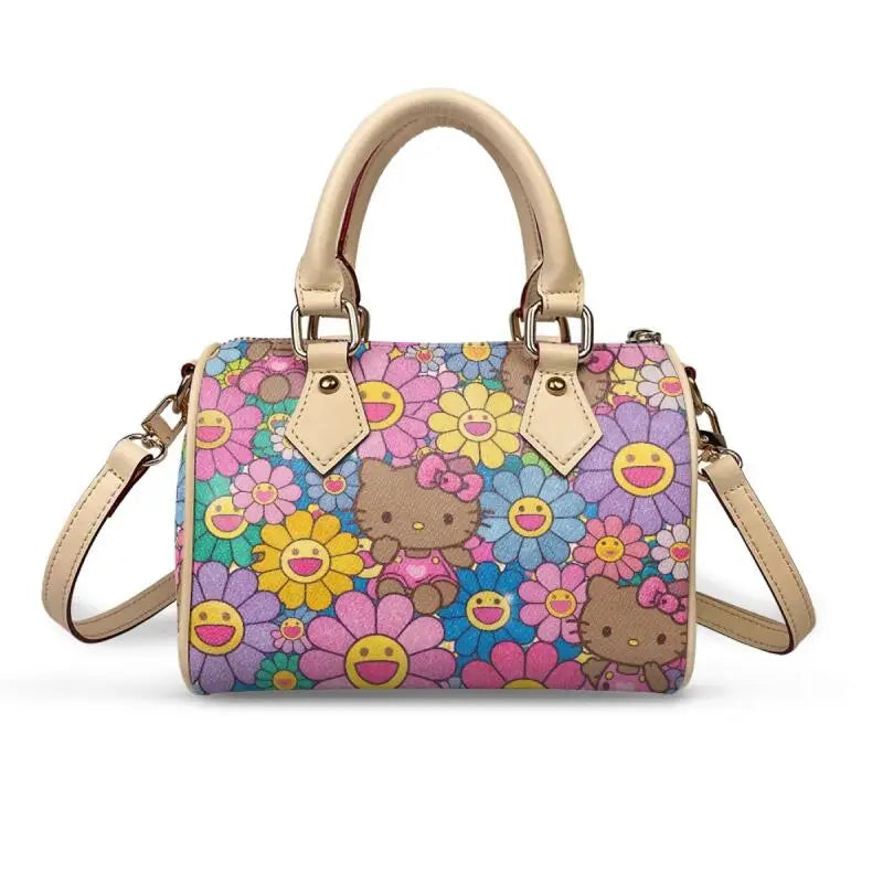 New Hello Kitty Bag Shoulder Bag Handbag Women's Wallet Storage Bag Customized Bag Cosmetic Bag Portable Fashion Holiday Gift
