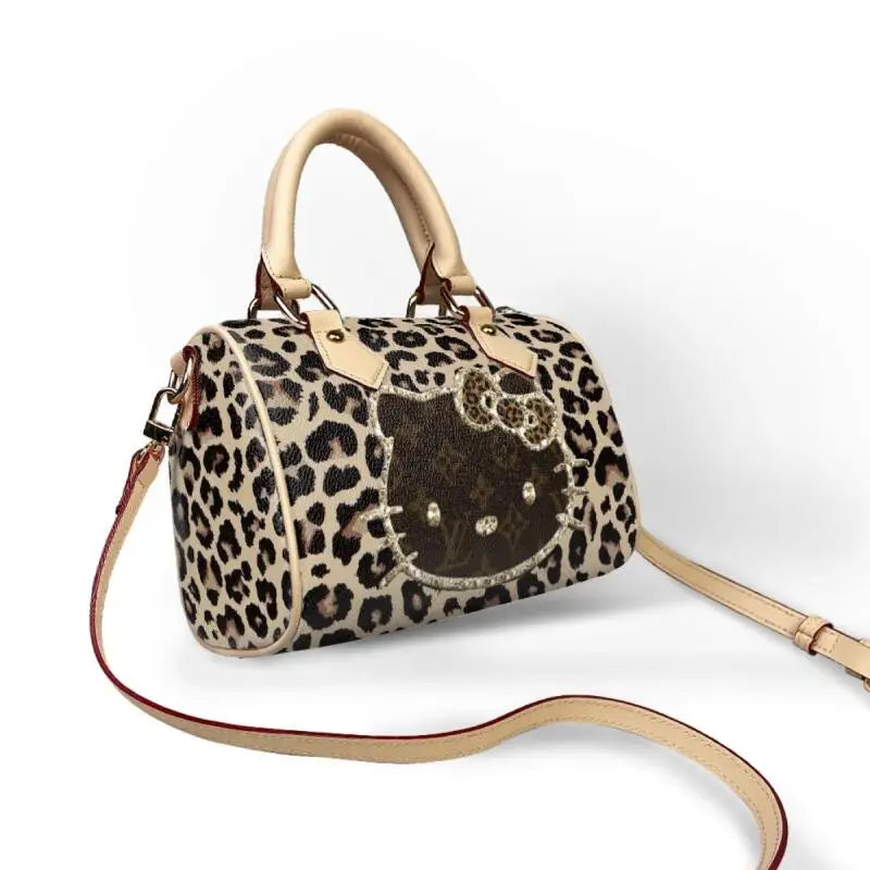 New Hello Kitty Bag Shoulder Bag Handbag Women's Wallet Storage Bag Customized Bag Cosmetic Bag Portable Fashion Holiday Gift