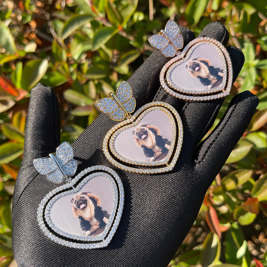 Glacèelaine Custom Photo Necklace Picture Pendant
