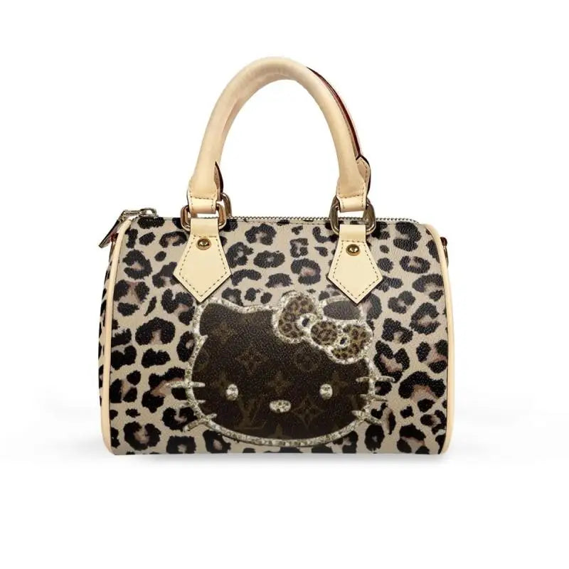 New Hello Kitty Bag Shoulder Bag Handbag Women's Wallet Storage Bag Customized Bag Cosmetic Bag Portable Fashion Holiday Gift