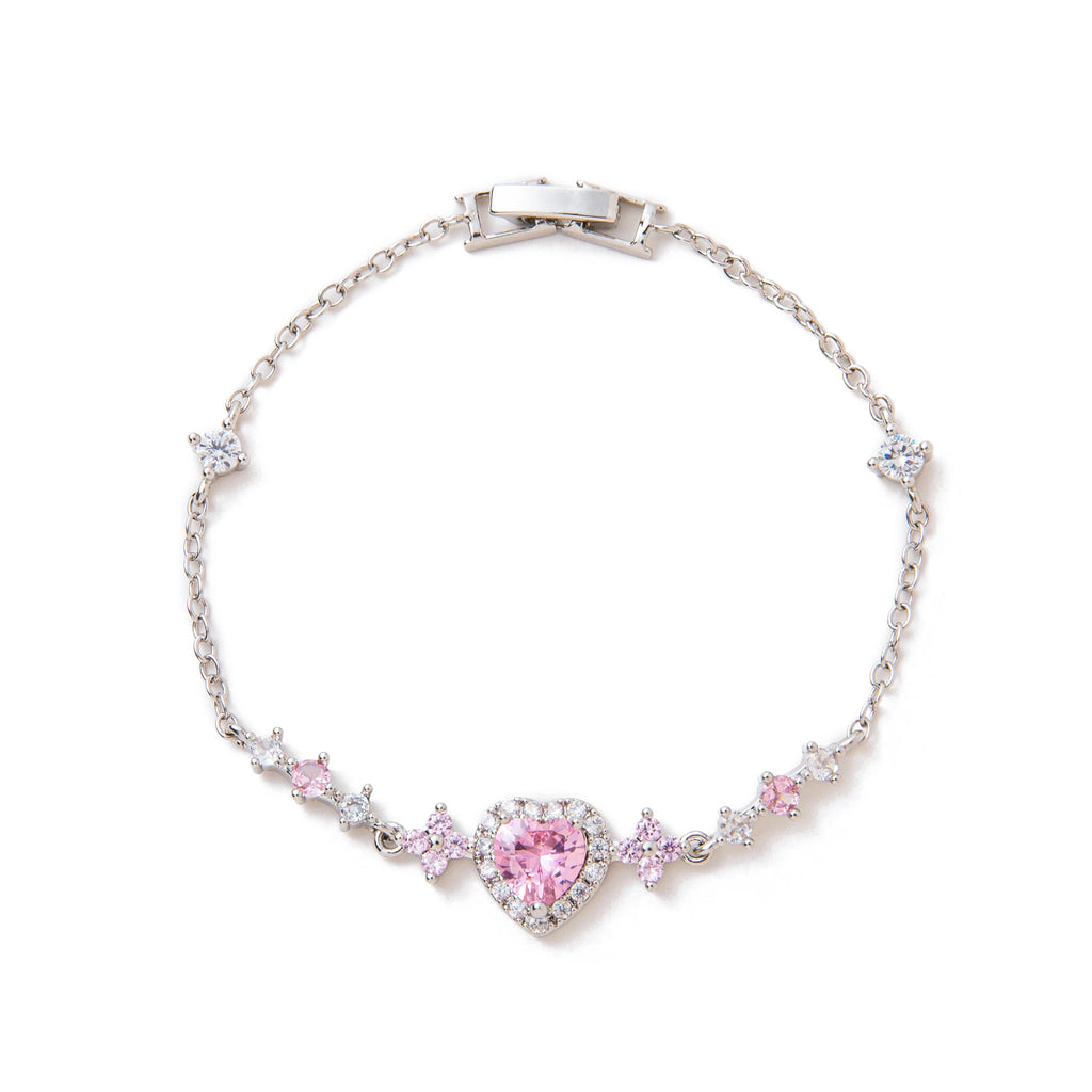 Butterfly & Heart Diamond Bracelet