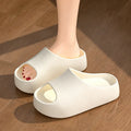 Fashion Women Slippers Summer Soft Thick Platform EVA Home Bathroom Shower Shoes Non-slip Indoor Outdoor Open Toe Beach Sandals
