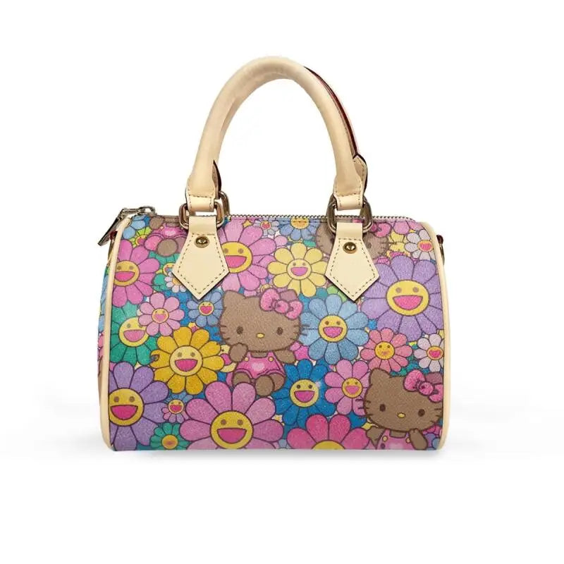 New Hello Kitty Bag Shoulder Bag Handbag Women's Wallet Storage Bag Customized Bag Cosmetic Bag Portable Fashion Holiday Gift