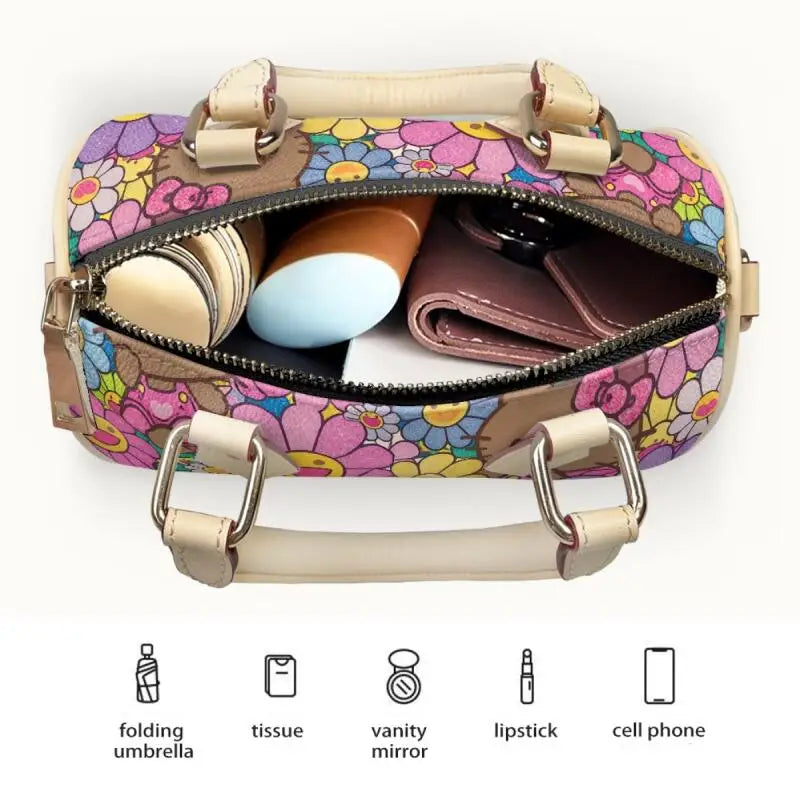 New Hello Kitty Bag Shoulder Bag Handbag Women's Wallet Storage Bag Customized Bag Cosmetic Bag Portable Fashion Holiday Gift