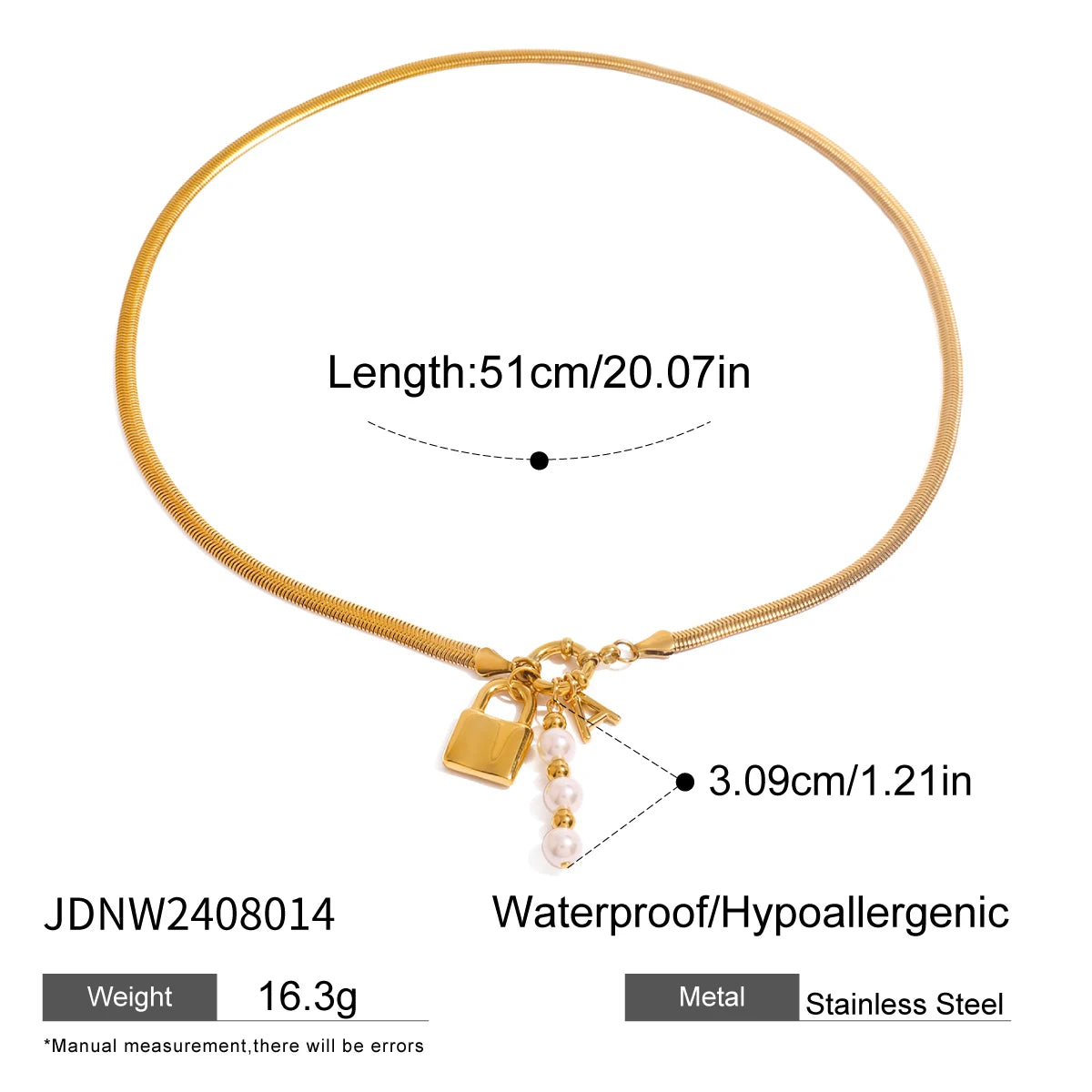 Uworld Creative 316l Stainless Steel Oil Drop Heart Charms Pendant Necklace Personalized Jewelry Attractive Women Accessory