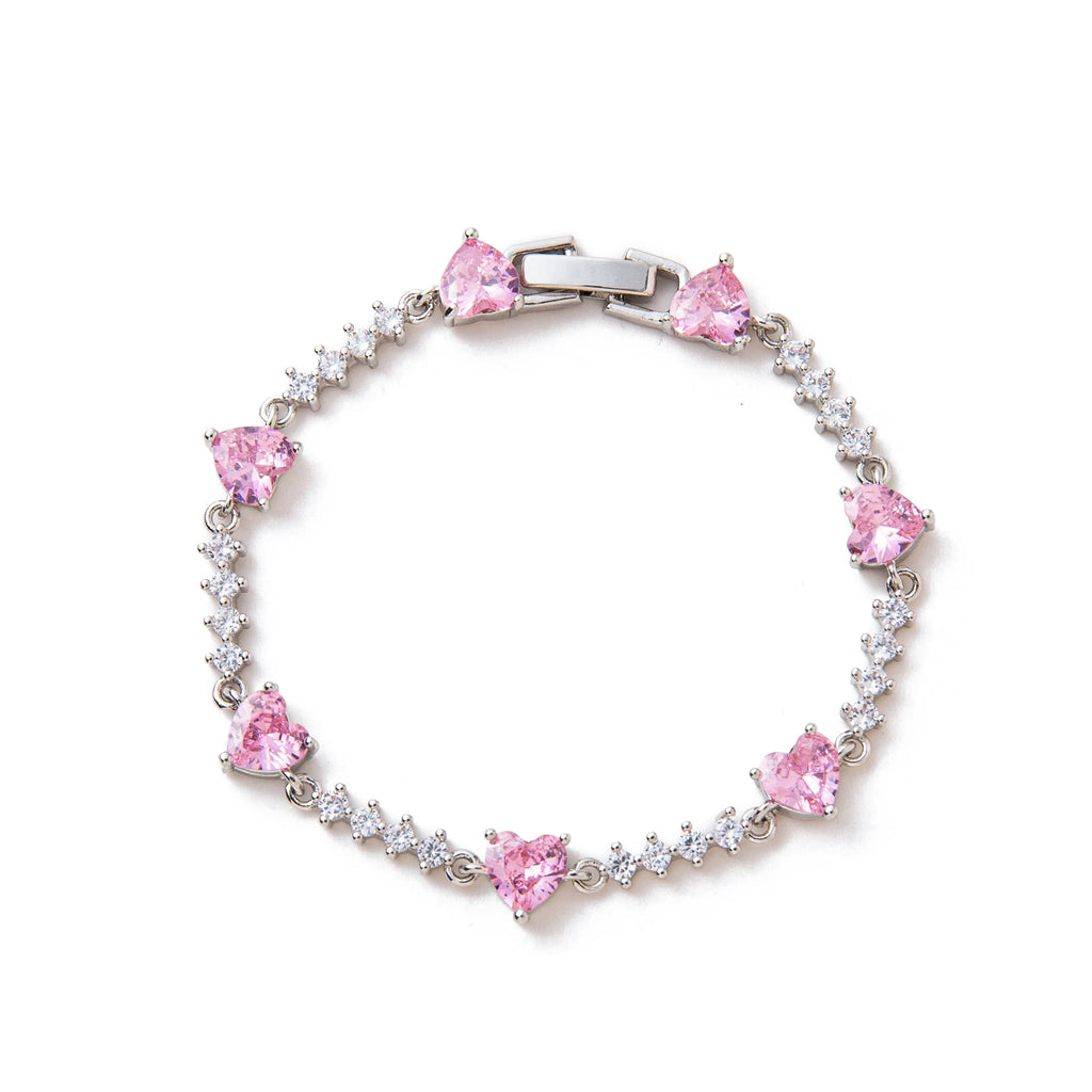 Butterfly & Heart Diamond Bracelet