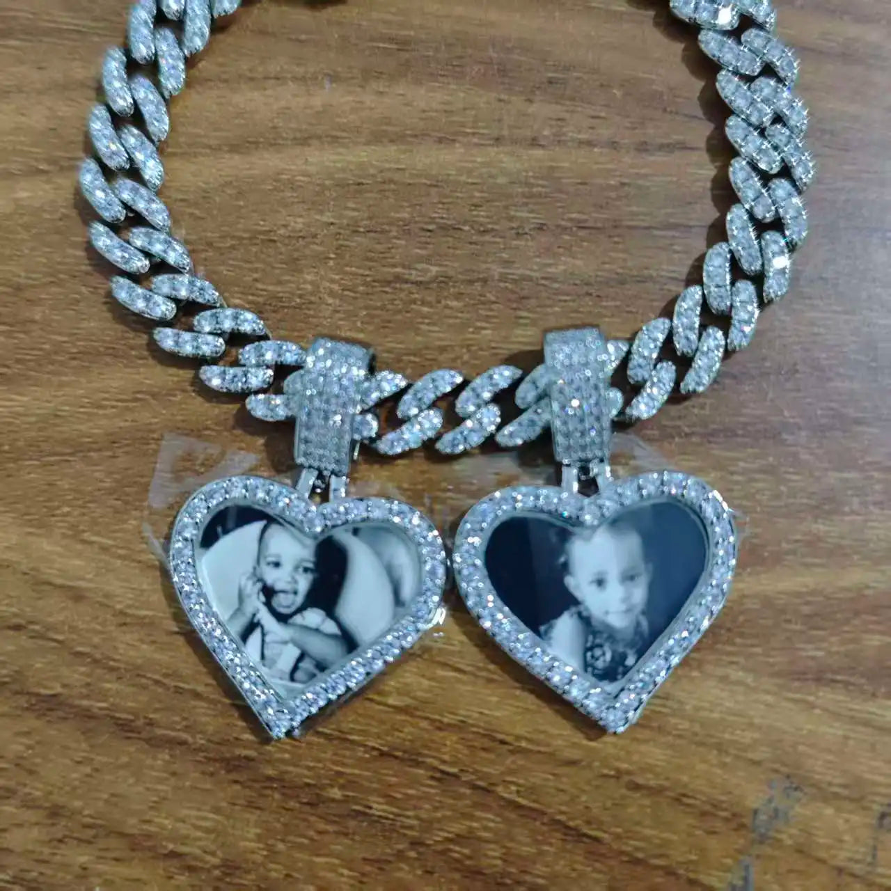 Mini Heart Picture Pendant Bracelet