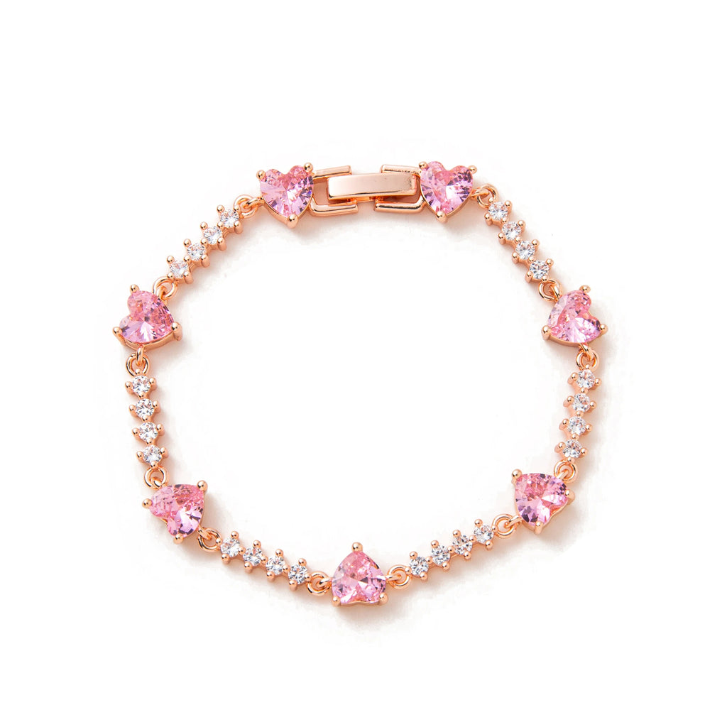 Butterfly & Heart Diamond Bracelet