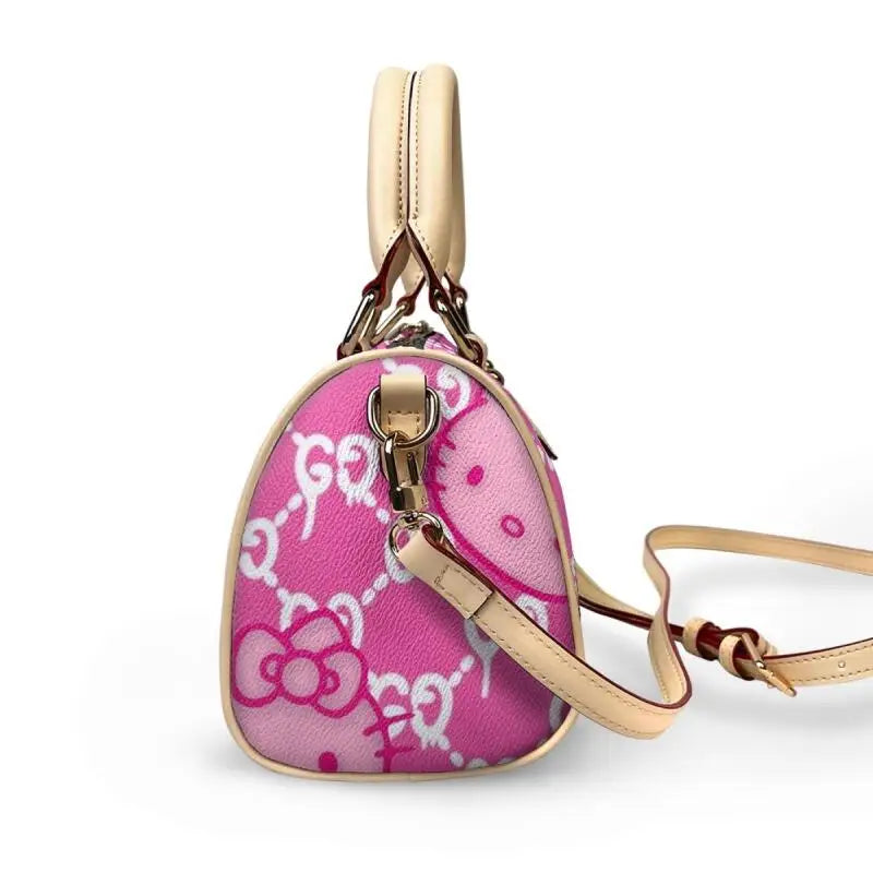Customized Sanrio Bag Women's Shoulder Bag Storage Bag Handbag Wallet Storage Bag Cartoon Hello Kitty Portable Bag Holiday Gift