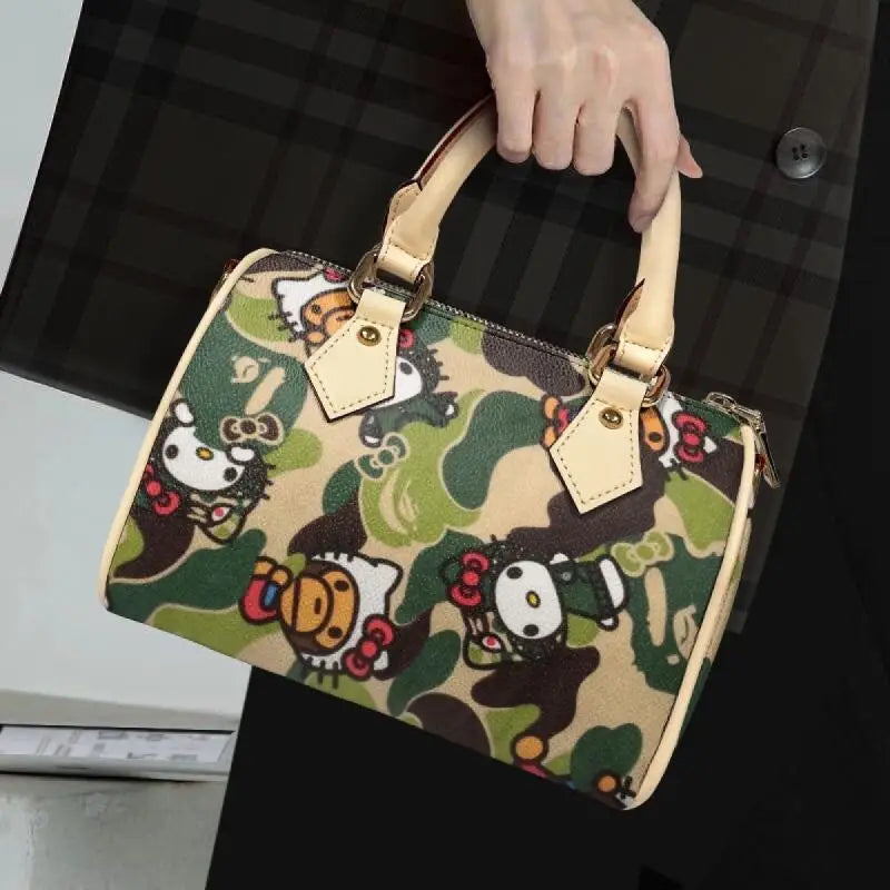 Anime Hello Kitty Bag Shoulder Bag Handbag Women's Wallet Storage Bag