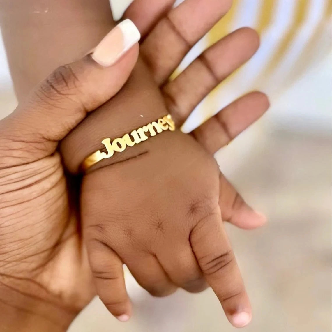 Customized Children's Name Bracelet for Kids Baby Stainless Steel Personalized Cuff Bangles Child Women Men Couples Jewelry Gift