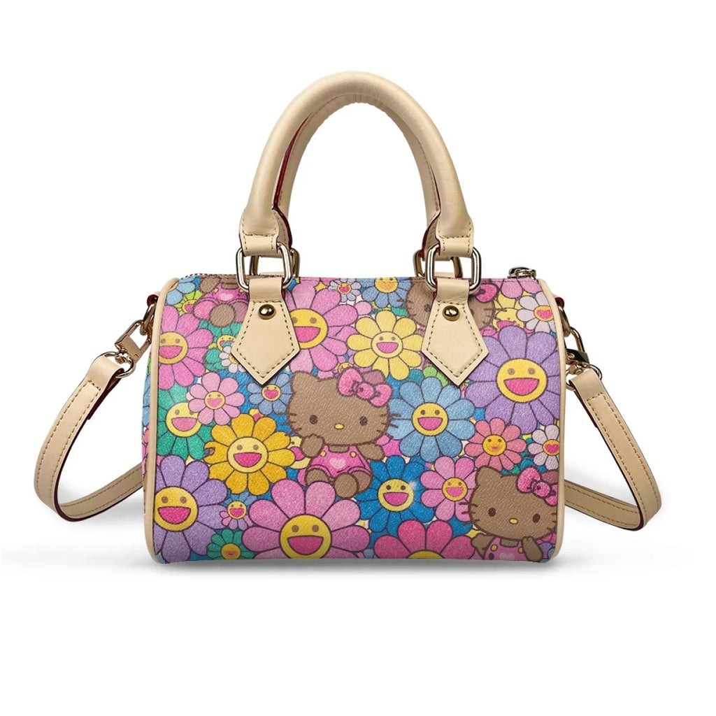 New Hello Kitty Bag Shoulder Bag Handbag Women's Wallet Storage Bag Customized Bag Cosmetic Bag Portable Fashion Holiday Gift