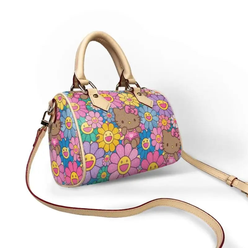 New Hello Kitty Bag Shoulder Bag Handbag Women's Wallet Storage Bag Customized Bag Cosmetic Bag Portable Fashion Holiday Gift