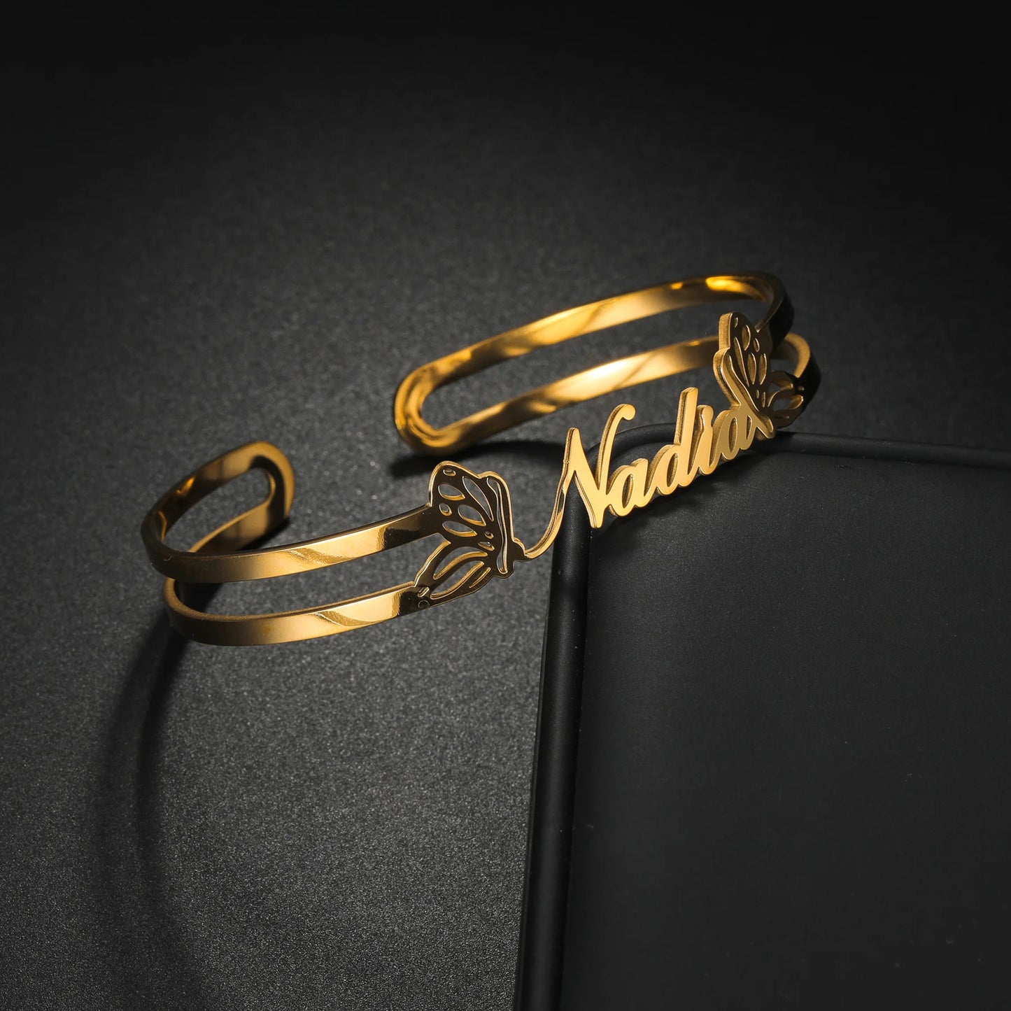 Customized Children's Name Bracelet for Kids Baby Stainless Steel Personalized Cuff Bangles Child Women Men Couples Jewelry Gift