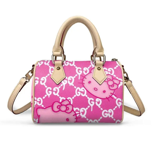 Customized Sanrio Bag Women's Shoulder Bag Storage Bag Handbag Wallet Storage Bag Cartoon Hello Kitty Portable Bag Holiday Gift