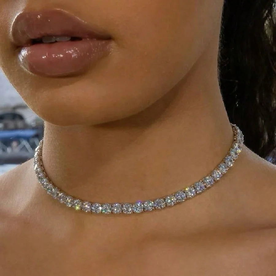 Classy Tennis Necklace