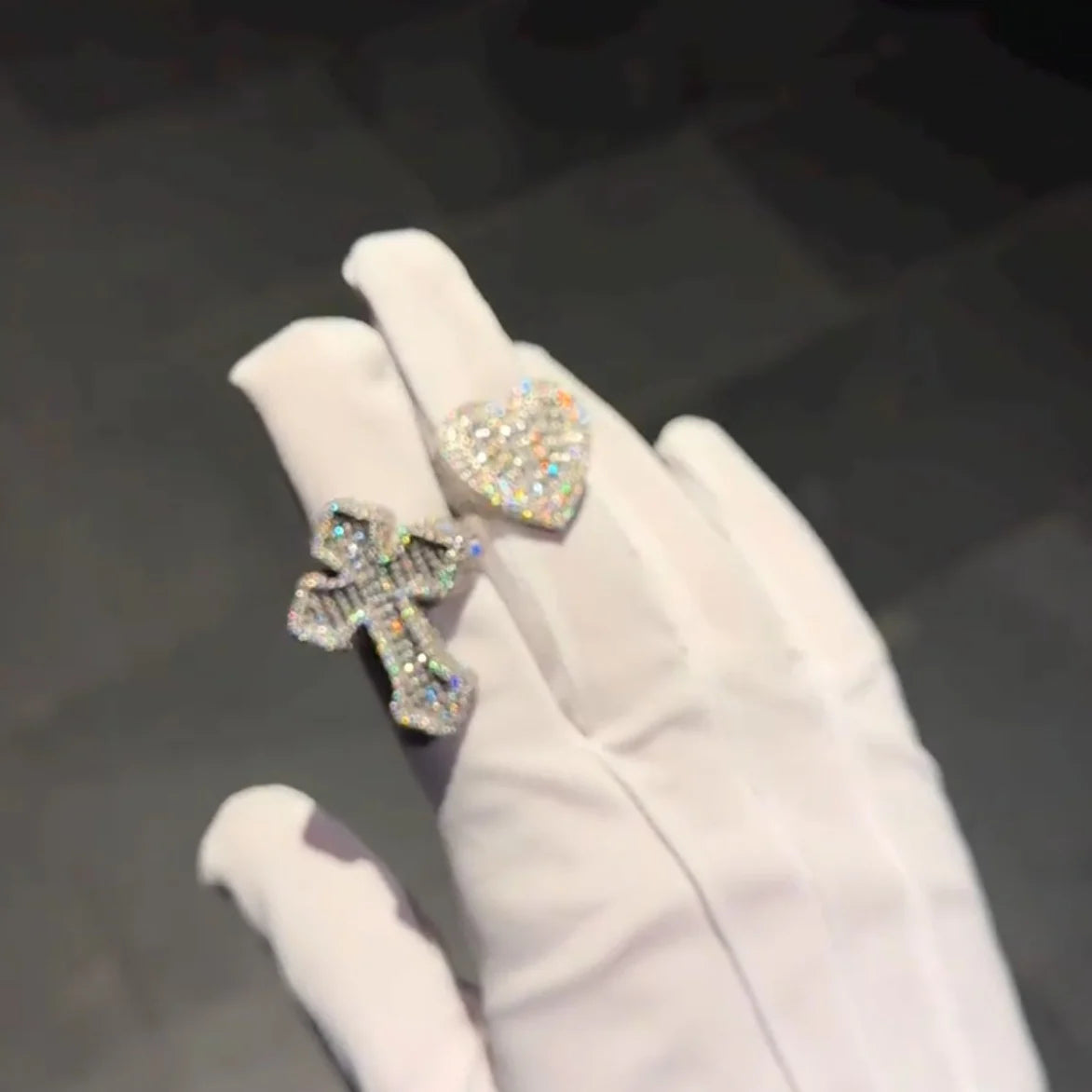 Cross Shaped Finger Rings