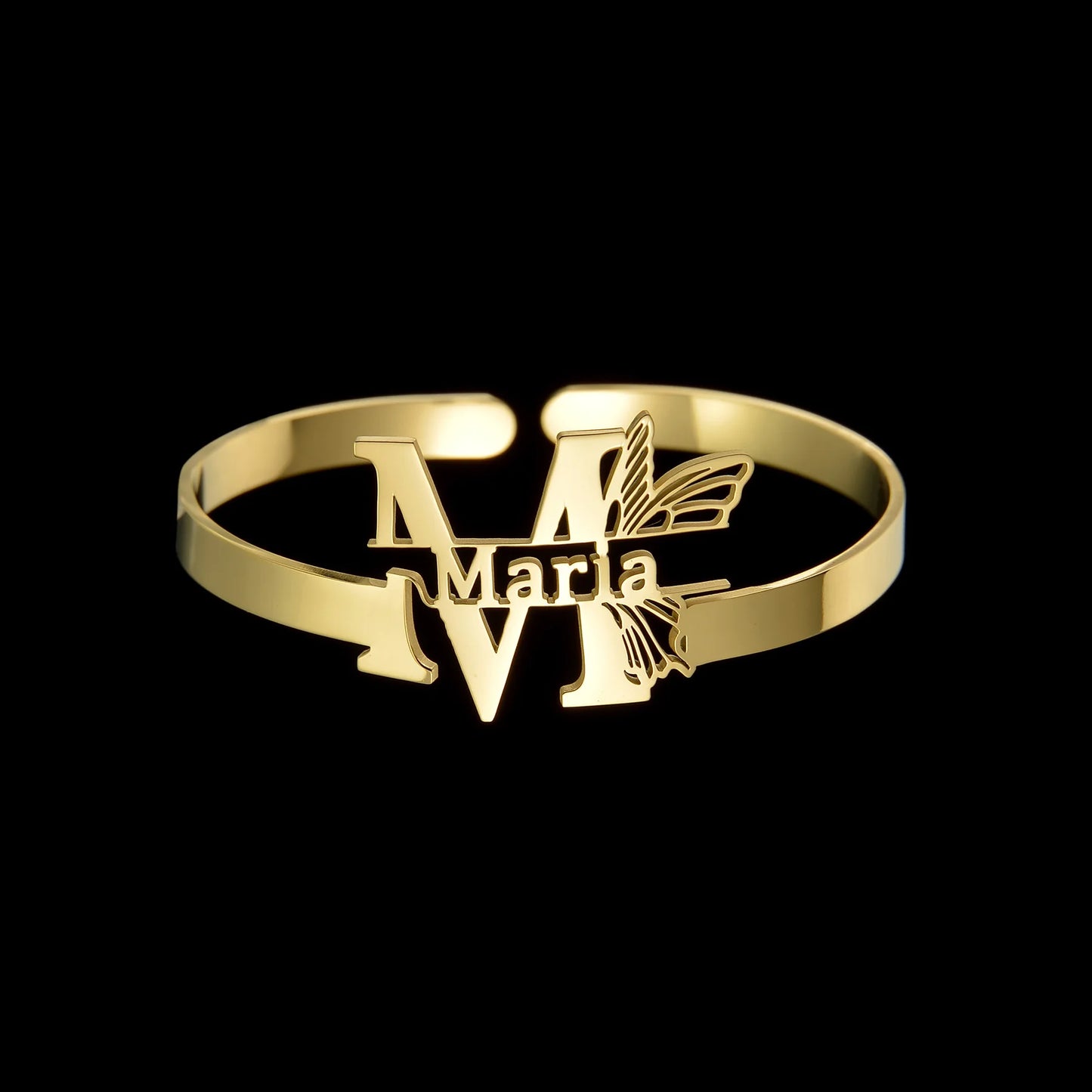 Customized Children's Name Bracelet for Kids Baby Stainless Steel Personalized Cuff Bangles Child Women Men Couples Jewelry Gift