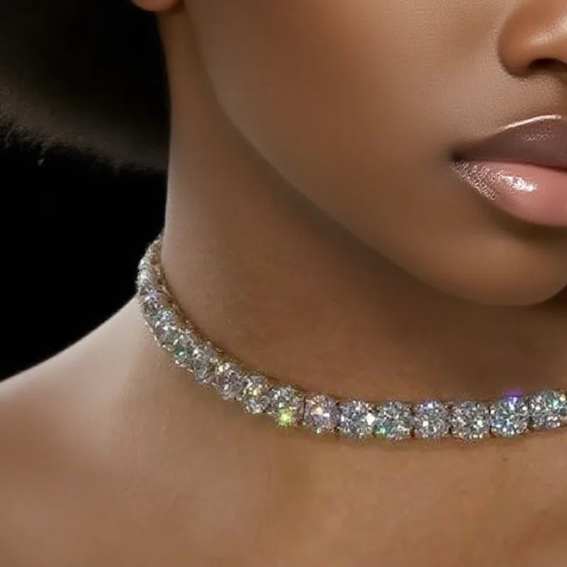 Classy Tennis Necklace