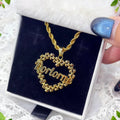 Custom heart Name  Necklace