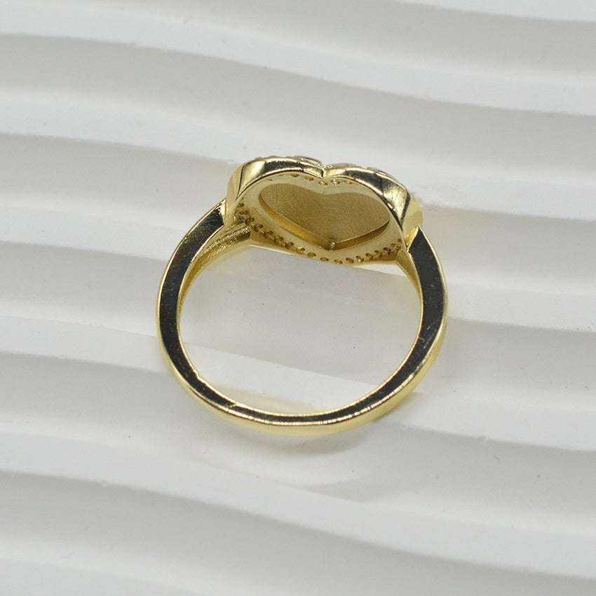 Golden Heart Ring