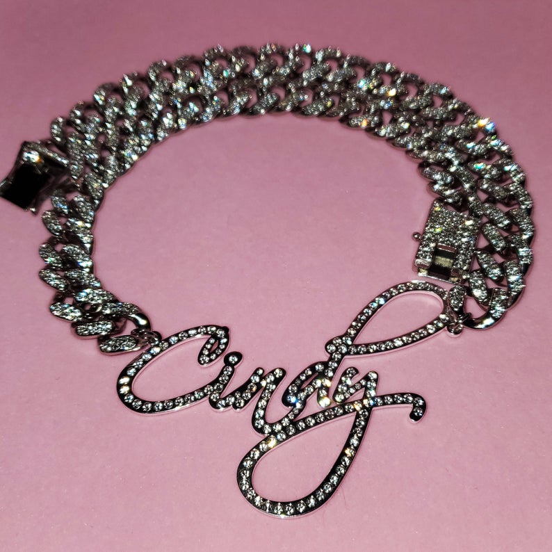 New Stainless Steel Custom Nameplate Necklace